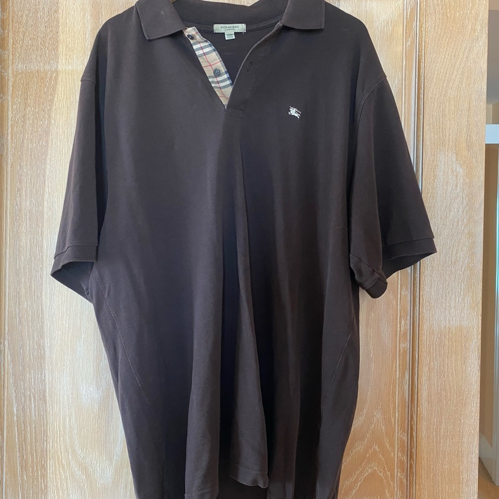 Men’s Brown Burberry Classic Fit Polo